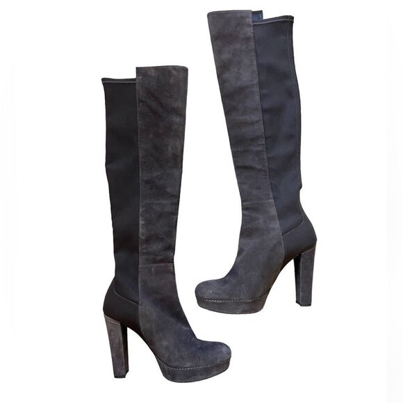 Stuart Weitzman Shoes - Stuart Weitzman 50/50 Suede OTK Boots Size 7.5